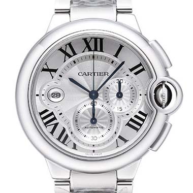 腕時計おすすめ カルティエコピー バロンブルー クロノ W6920002
